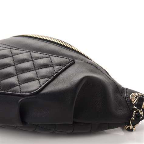 chanel black fanny pack|chanel latest backpack.